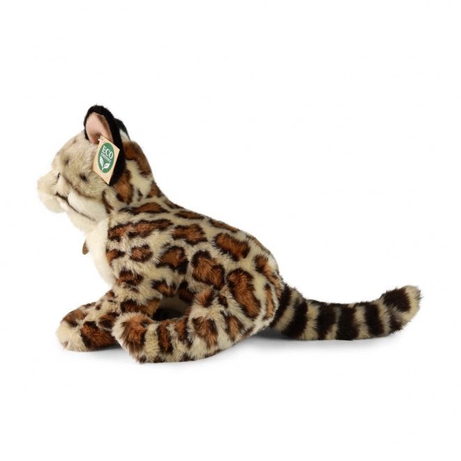 Ocelot di peluche seduto 28 cm eco-friendly