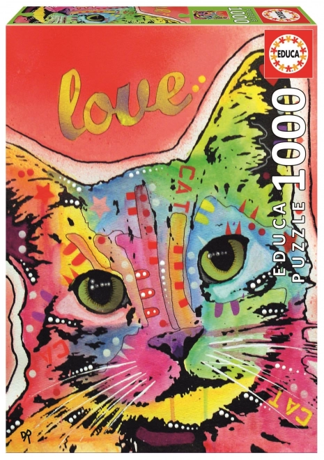 Puzzle affetto amore dei gatti 1000 pezzi