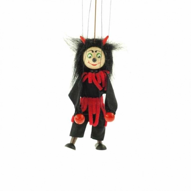 Marionette Mini di Legno - Diavolo