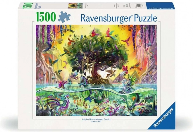 Puzzle Unicorno del Lago e i Suoi Amici 1500 Pezzi