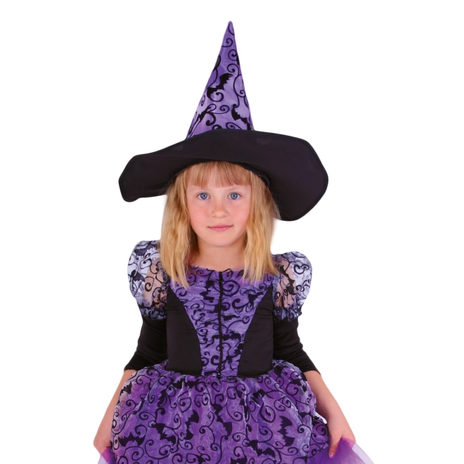 Costume da strega per bambine in viola