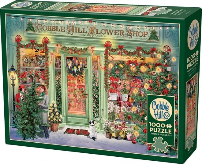 Puzzle Fiori di Natale COBBLE HILL 1000 Pezzi