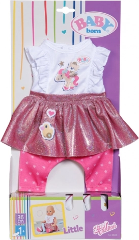 baby born little outfit quotidiano per bambola 36 cm