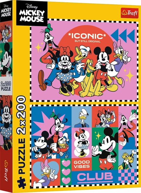 Puzzle Disney 2x200 Pezzi Tempo con Gli Amici