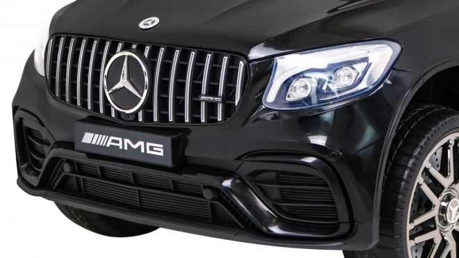 Mercedes Benz GLC63S per bambini nero + telecomando + trazione 4x4 + MP3 LED + EVA + avviamento lento