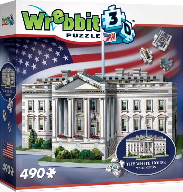 Puzzle 3D Casa Bianca Washington 490 Pezzi