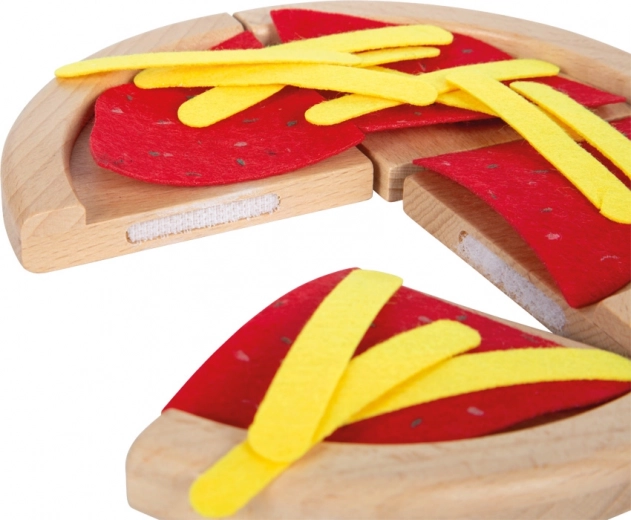 Ingredienti creativi e taglio con velcro