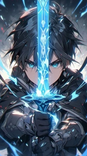 Dipinto di diamanti Kirito 30x40 cm