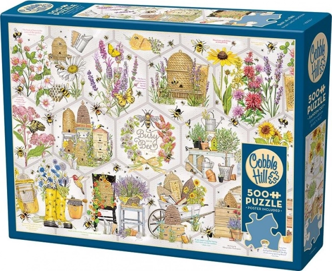 COBBLE HILL Puzzle Indaffarato come un'ape 500 pezzi