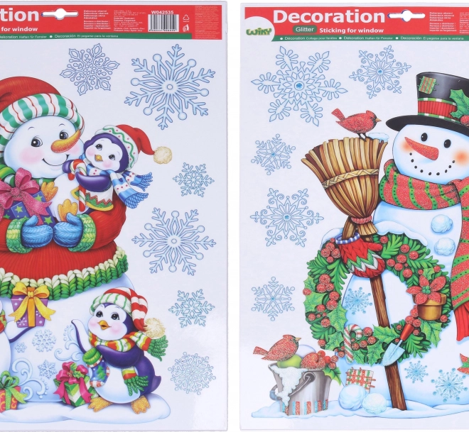 Decorazione per finestra di Natale 41 × 29 cm