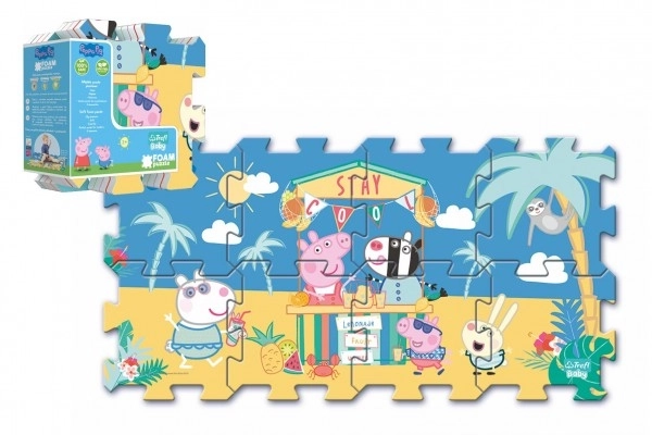 Puzzle in schiuma Peppa Pig estate