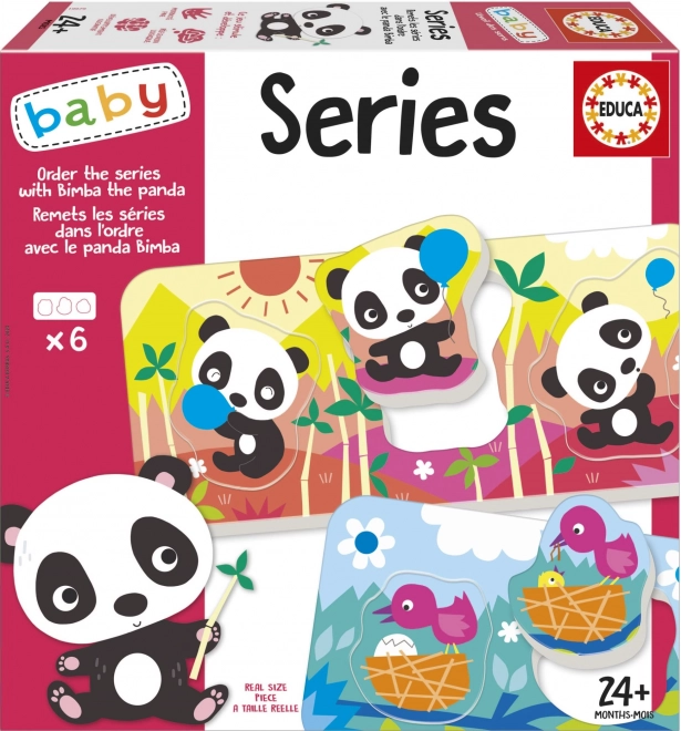 Puzzle Panda Bimba e Amici per Bambini