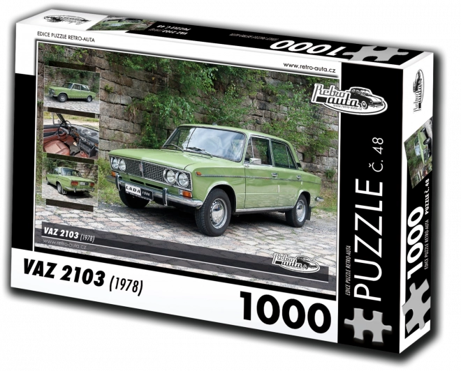 Puzzle Retro Auto Vaz 2103 (1978) 1000 Pezzi