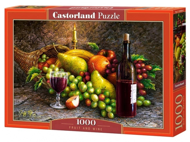 Puzzle frutta e vino 1000 pezzi