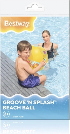 Palla gonfiabile gialla 51 cm Bestway