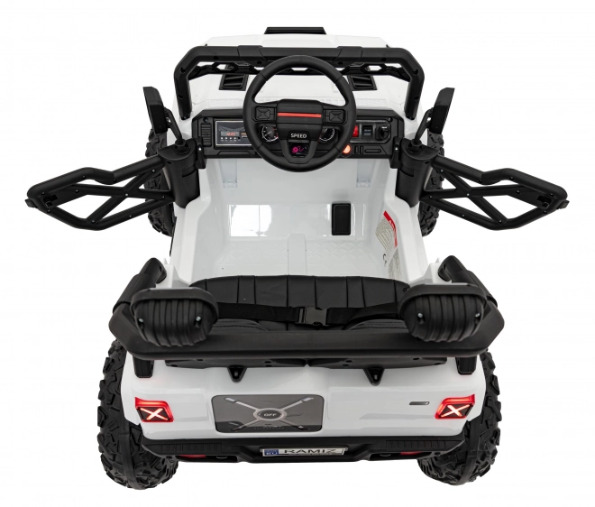 Auto elettrico per bambini fuoristrada Speed bianco