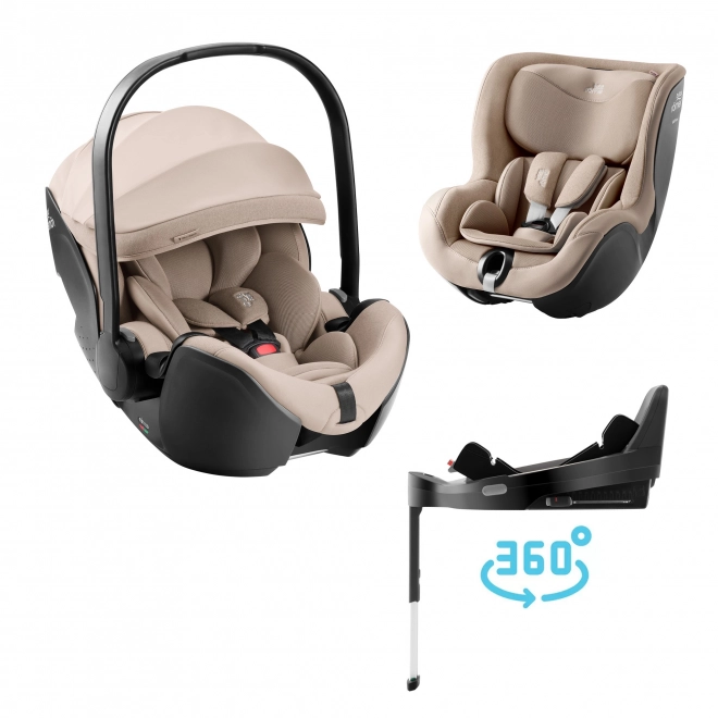 Set seggiolino auto per neonati e bambini Baby-Safe Pro Style e Dualfix 5z