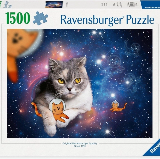 Puzzle Gatto nello spazio 1500 pezzi