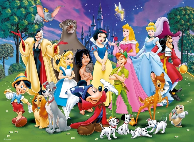 Puzzle personaggi magici Disney XXL 200 pezzi