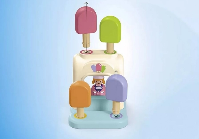 Set con figure Junior Torre delle Avventure e Chiosco di Gelati