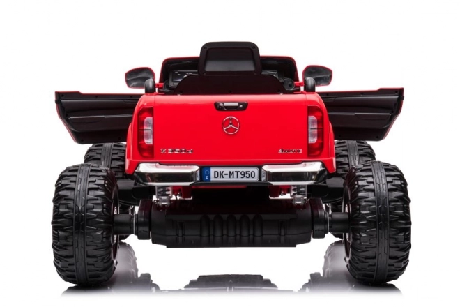 Auto elettrico per bambini Mercedes rosso 4x4