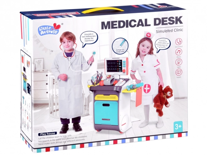 Carrello medico giocattolo per bambini