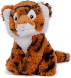 tigrotto di peluche seduto 15 cm