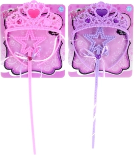 Set di bellezza per bambini con corona e scettro