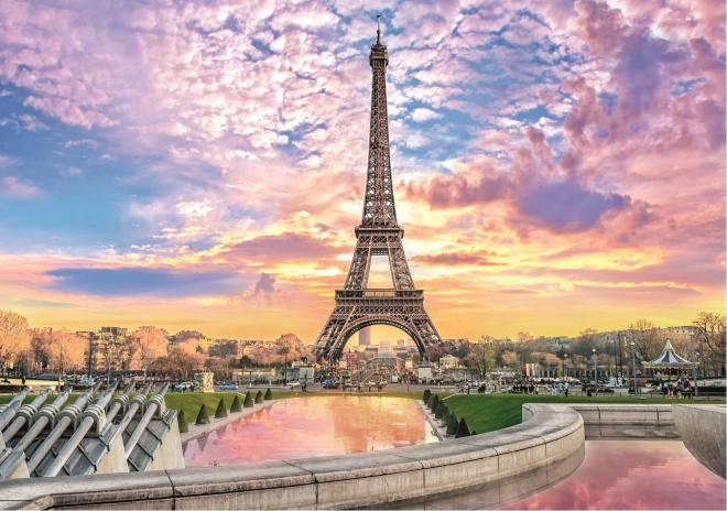 Trefl Puzzle Tramonto Romantico: Torre Eiffel, Parigi 1000 Pezzi