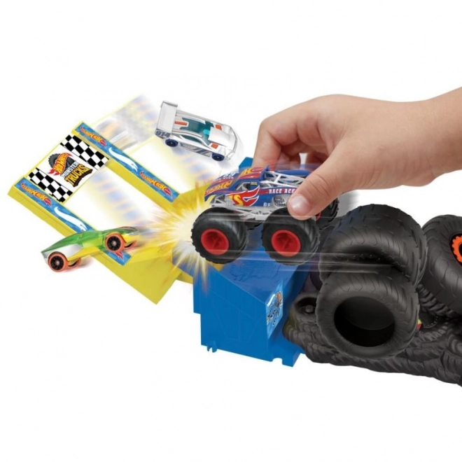 Set da gioco Sfida di Corsa Monster Trucks Arena Hot Wheels