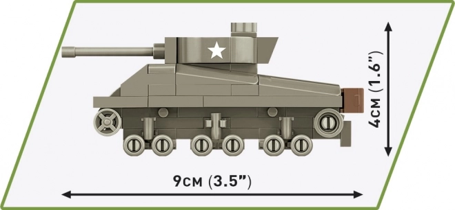 Set di Costruzioni COBI M4A3 Sherman