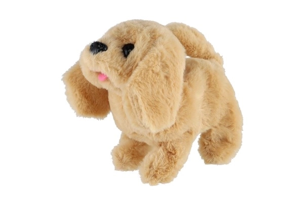 Cane interattivo peluche 18 cm a batteria