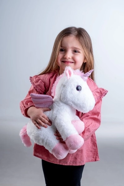 Unicorno snuggly con ali 38 cm