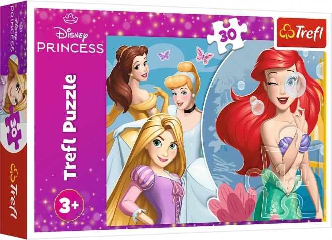 Puzzle 30 pezzi Una bella giornata con le principesse Disney