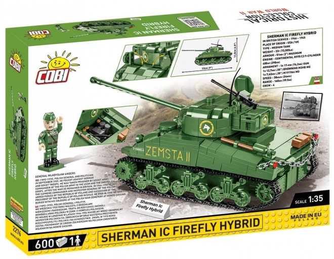 Carro Armato Sherman IC Firefly Hybrid - Modellino Da Costruzione COBI