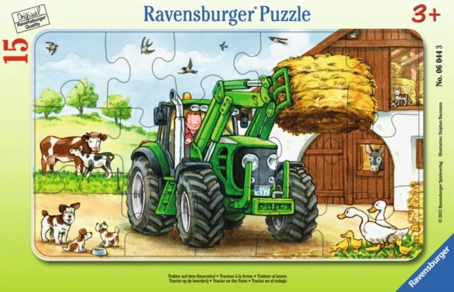 Puzzle Ravensburger Trattore nella Fattoria 15 Pezzi