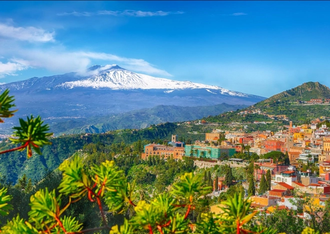 Puzzle Etna a Taormina Sicilia 1000 pezzi