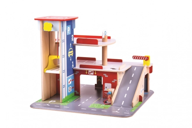 Garage con Parcheggio di Bigjigs Toys