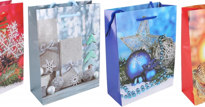 Borsa regalo di medie dimensioni Natale