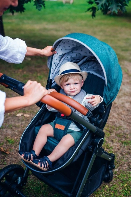 Passeggino combinato MoMi 2 in 1 verde