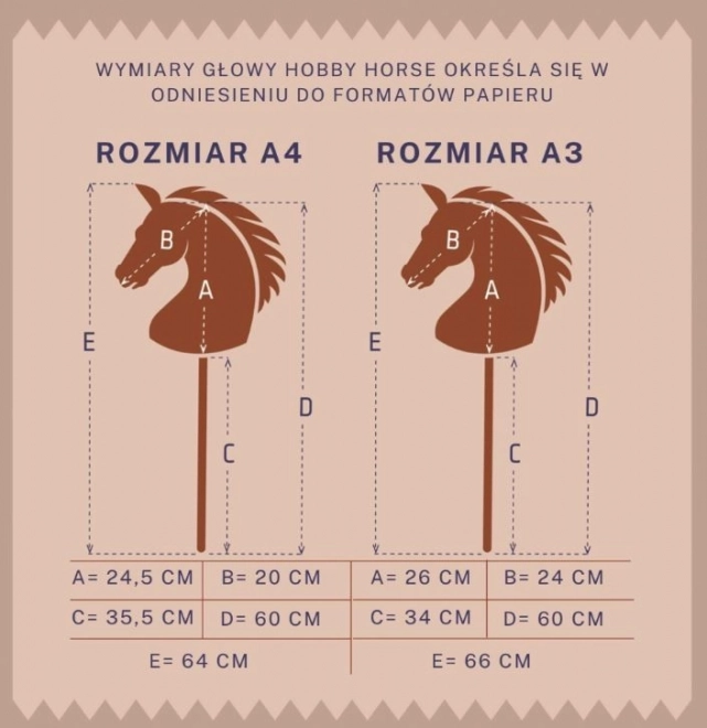 Cavallo a bastone Hoppihorse grigio
