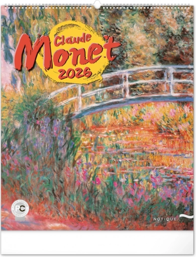 Calendario da parete Claude Monet 2026