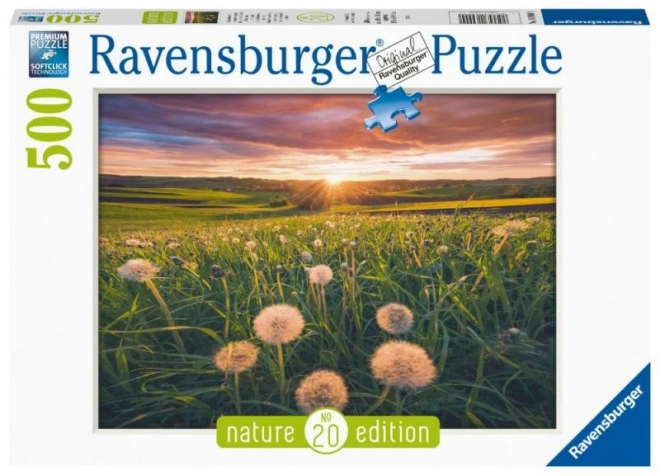 Puzzle Tarassaco al Tramonto di Ravensburger 500 Pezzi