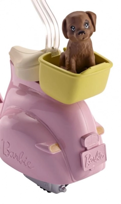 Scooter di Barbie con Cagnolino