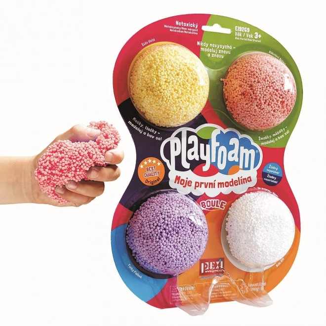 PlayFoam Boule 4-Pack Colori Assortiti