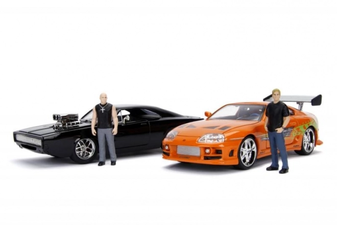 Auto Dodge Charger 1970 1:24 con figurina Dominic Toretto