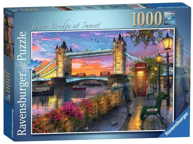 Puzzle Ravensburger 1000 pezzi Tramonto su Tower Bridge