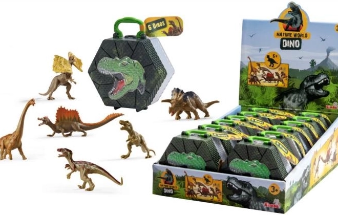Figurine dinosauri 8-9 cm, set 6 pz