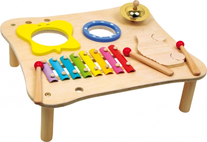 Tavolino musicale Deluxe in legno per bambini