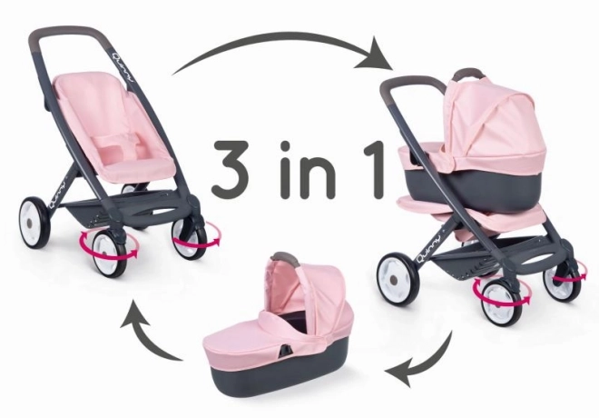 Passeggino Combinato Maxi Cosi Rosa Chiaro per Bambole